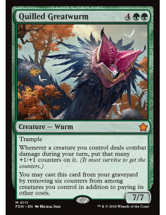 Quilled Greatwurm - Foil