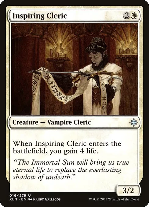 Inspiring Cleric - Foil