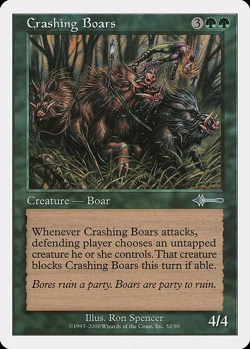Crashing Boars