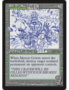 Meteor Golem - Foil