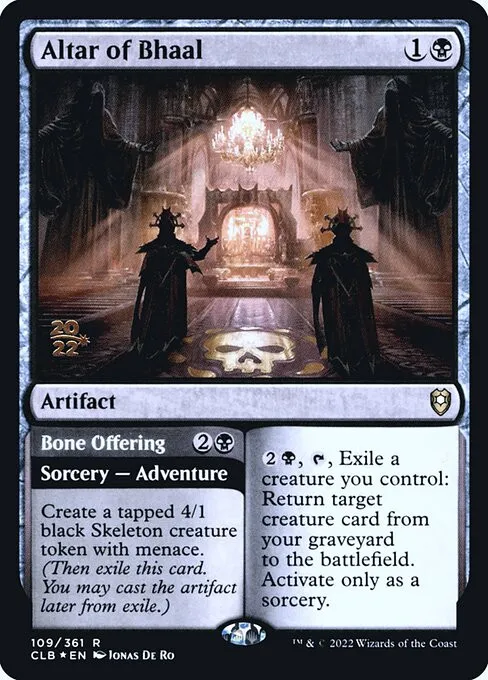 Altar of Bhaal // Bone Offering - Foil