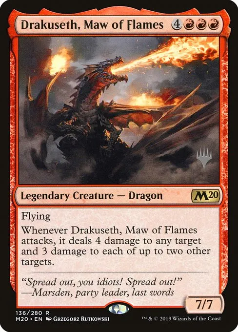 Drakuseth, Maw of Flames - Foil