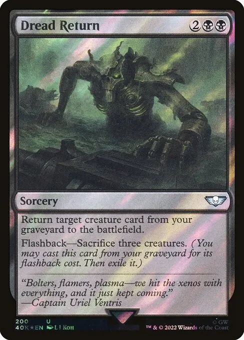 Dread Return - Foil