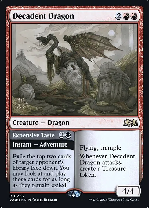 Decadent Dragon // Expensive Taste - Foil