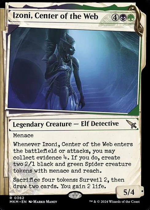 Izoni, Center of the Web - Foil
