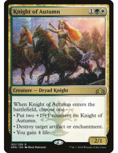 Knight of Autumn - Foil