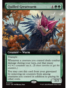 Quilled Greatwurm - Foil