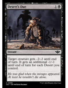 Desert's Due - Foil