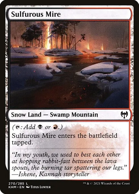 Sulfurous Mire - Foil
