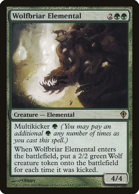 Wolfbriar Elemental - Foil