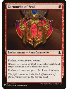 Cartouche of Zeal