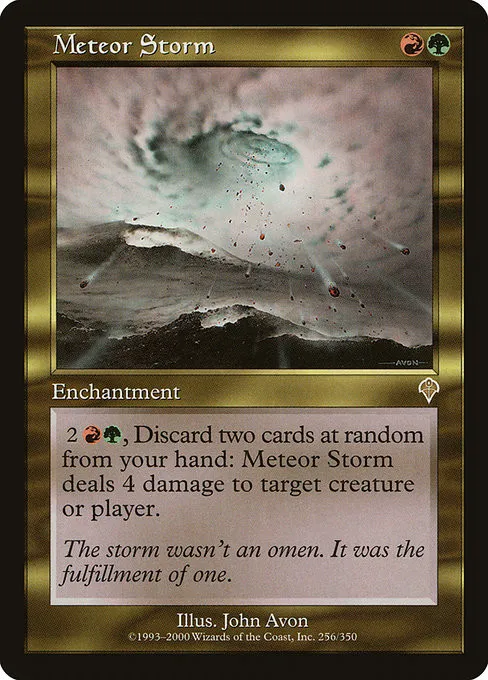 Meteor Storm - Foil