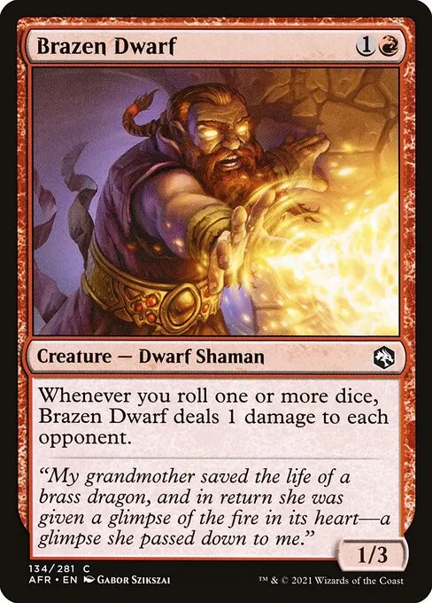 Brazen Dwarf - Foil
