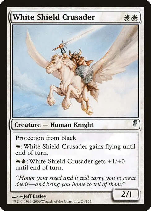 White Shield Crusader - Foil
