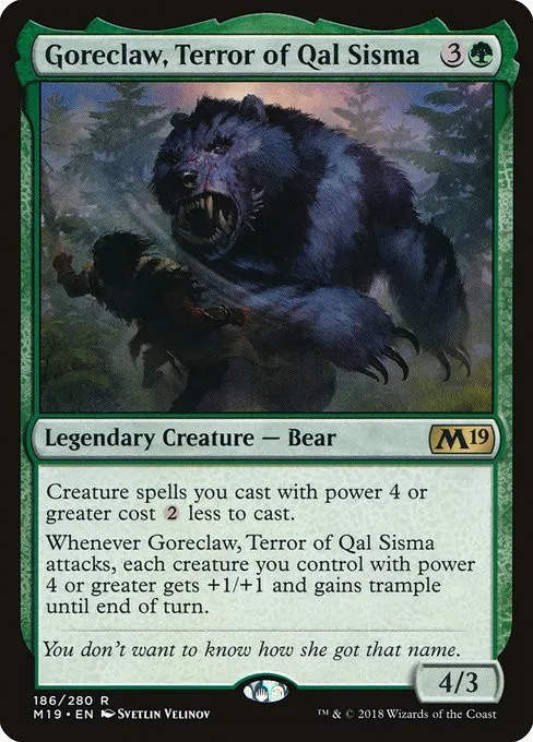Goreclaw, Terror of Qal Sisma - Foil