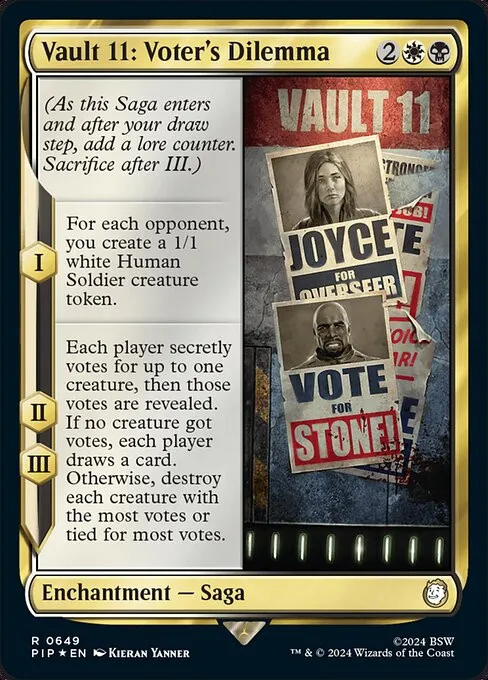 Vault 11: Voter's Dilemma - Foil
