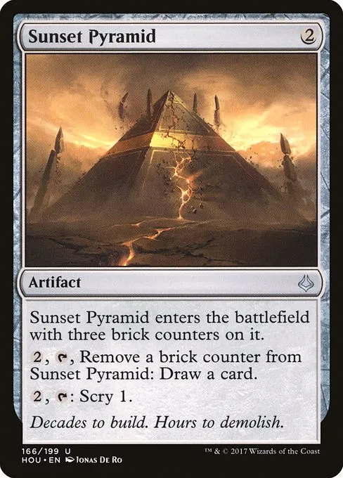 Sunset Pyramid - Foil