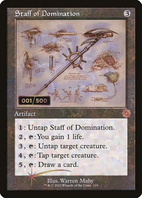 Staff of Domination - Foil