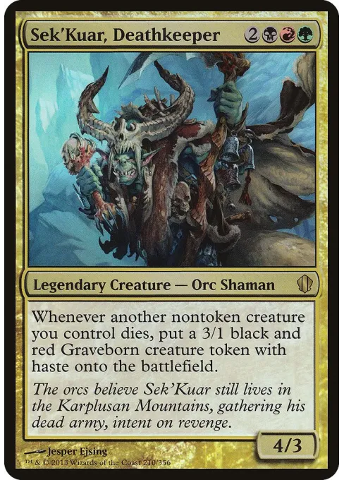 Sek'Kuar, Deathkeeper - Foil