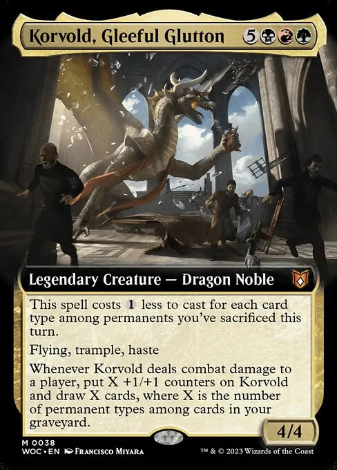 Korvold, Gleeful Glutton - Foil