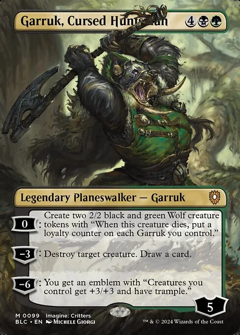 Garruk, Cursed Huntsman - Foil