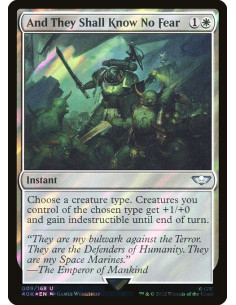 And They Shall Know No Fear - Foil