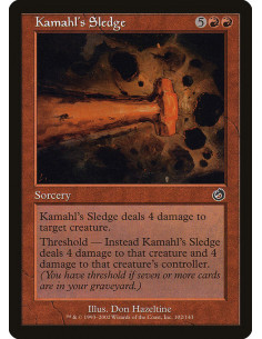 Kamahl's Sledge - Foil