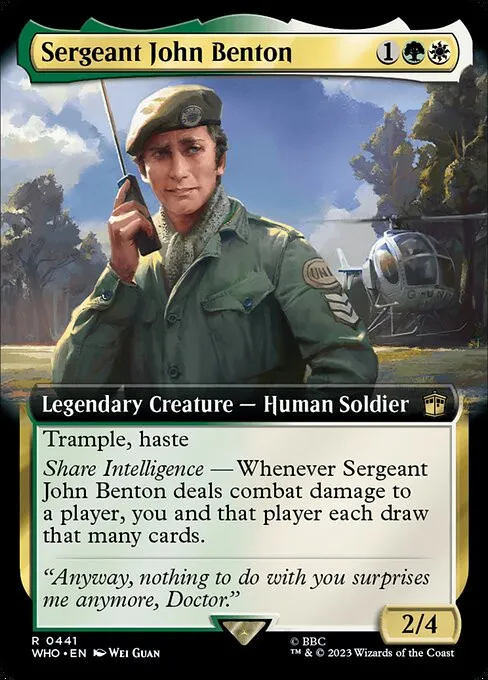 Sergeant John Benton - Foil