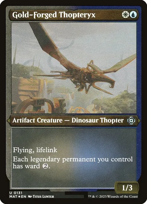 Gold-Forged Thopteryx - Foil