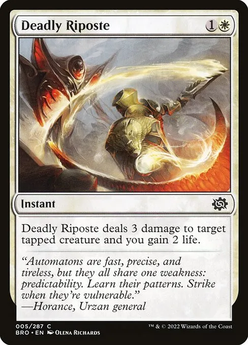 Deadly Riposte - Foil