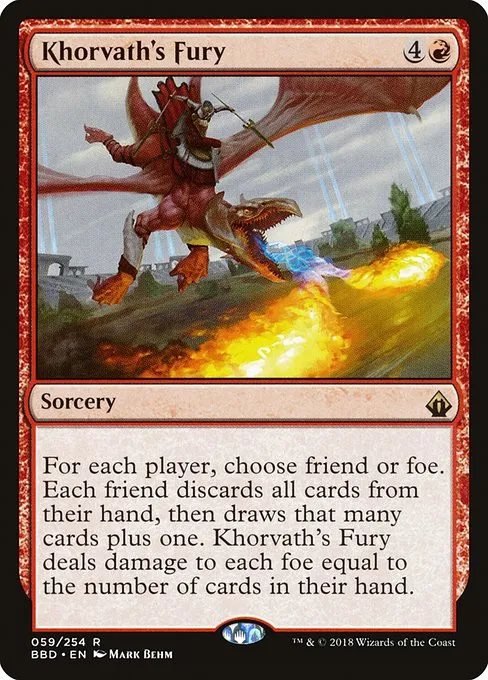 Khorvath's Fury - Foil