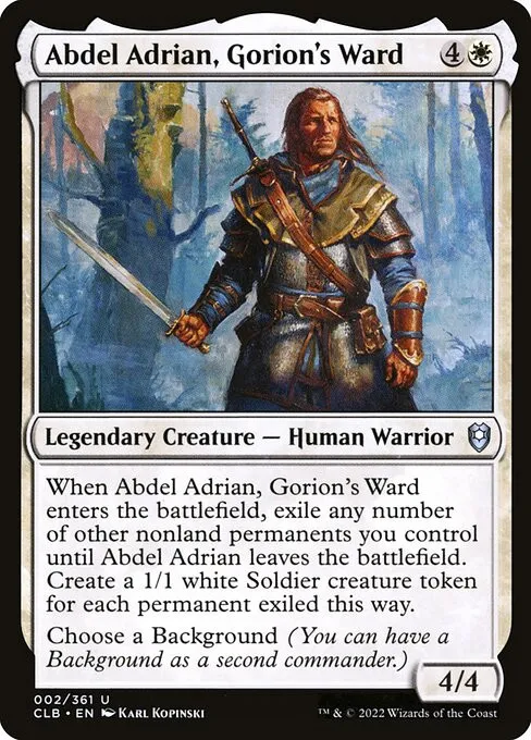 Abdel Adrian, Gorion's Ward - Foil