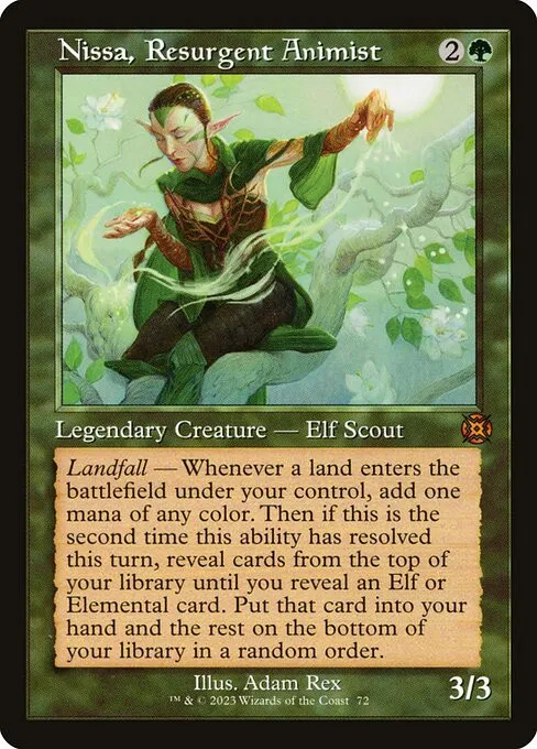 Nissa, Resurgent Animist - Foil