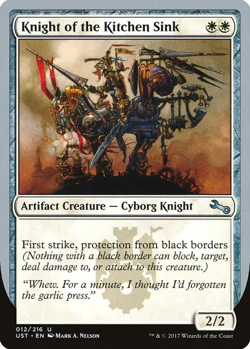 Knight of the Kitchen Sink - Foil