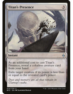Titan's Presence - Foil