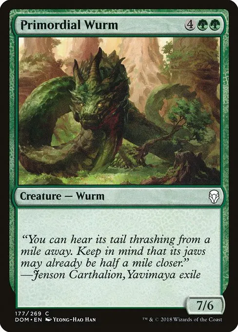 Primordial Wurm - Foil