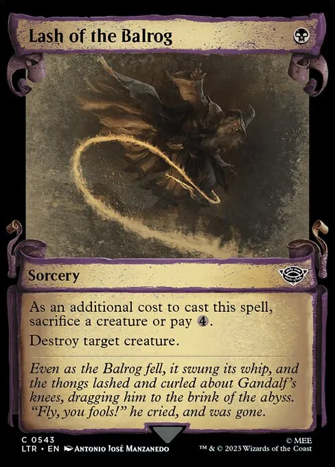 Lash of the Balrog - Foil