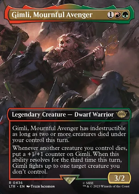 Gimli, Mournful Avenger - Foil