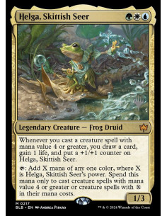 Helga, Skittish Seer - Foil
