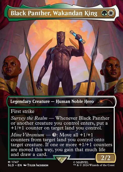 Black Panther, Wakandan King - Foil