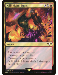 Kill! Maim! Burn! - Foil