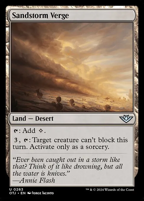 Sandstorm Verge - Foil