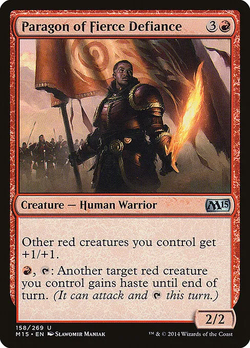 Paragon of Fierce Defiance - Foil
