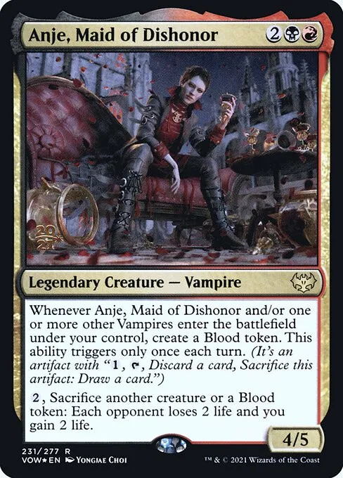 Anje, Maid of Dishonor - Foil