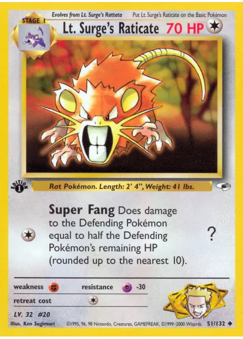 Lt. Surge's Raticate