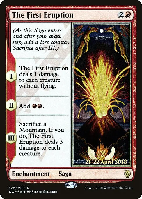 The First Eruption - Foil