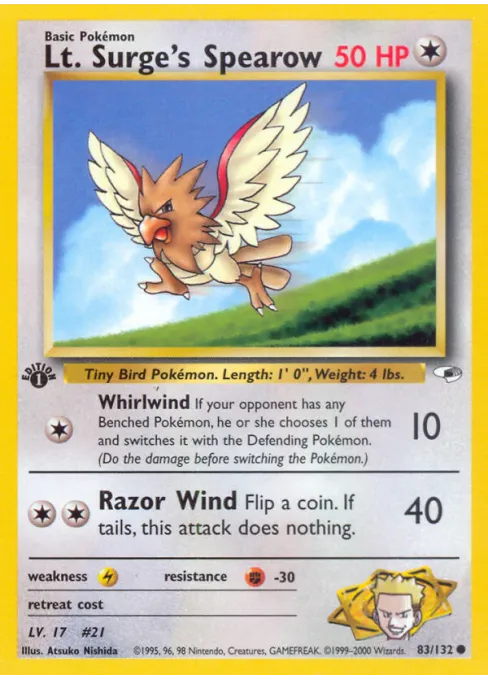Lt. Surge's Spearow