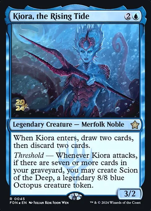 Kiora, the Rising Tide - Foil