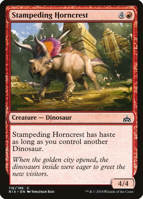 Stampeding Horncrest - Foil
