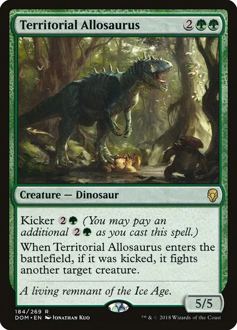 Territorial Allosaurus - Foil